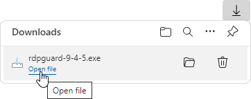 File Download dialog box